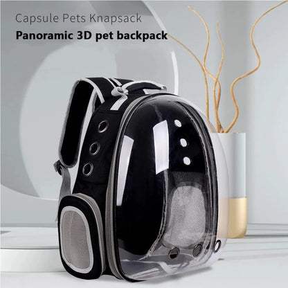 Animal Carrier Backpacks,Transparent Space Capsule Bubble Pet Backpack Bag for Small Dogs Cats Airline Approved Travel Carrier